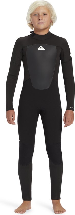 Wetsuit Shorty 100 jongens lange mouwen tweekleurig blauw