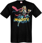 Marvel Thor - Mighty Heren T-shirt - L - Zwart