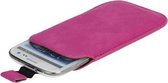 Samsung Galaxy S4 Hoesje Leder Roze