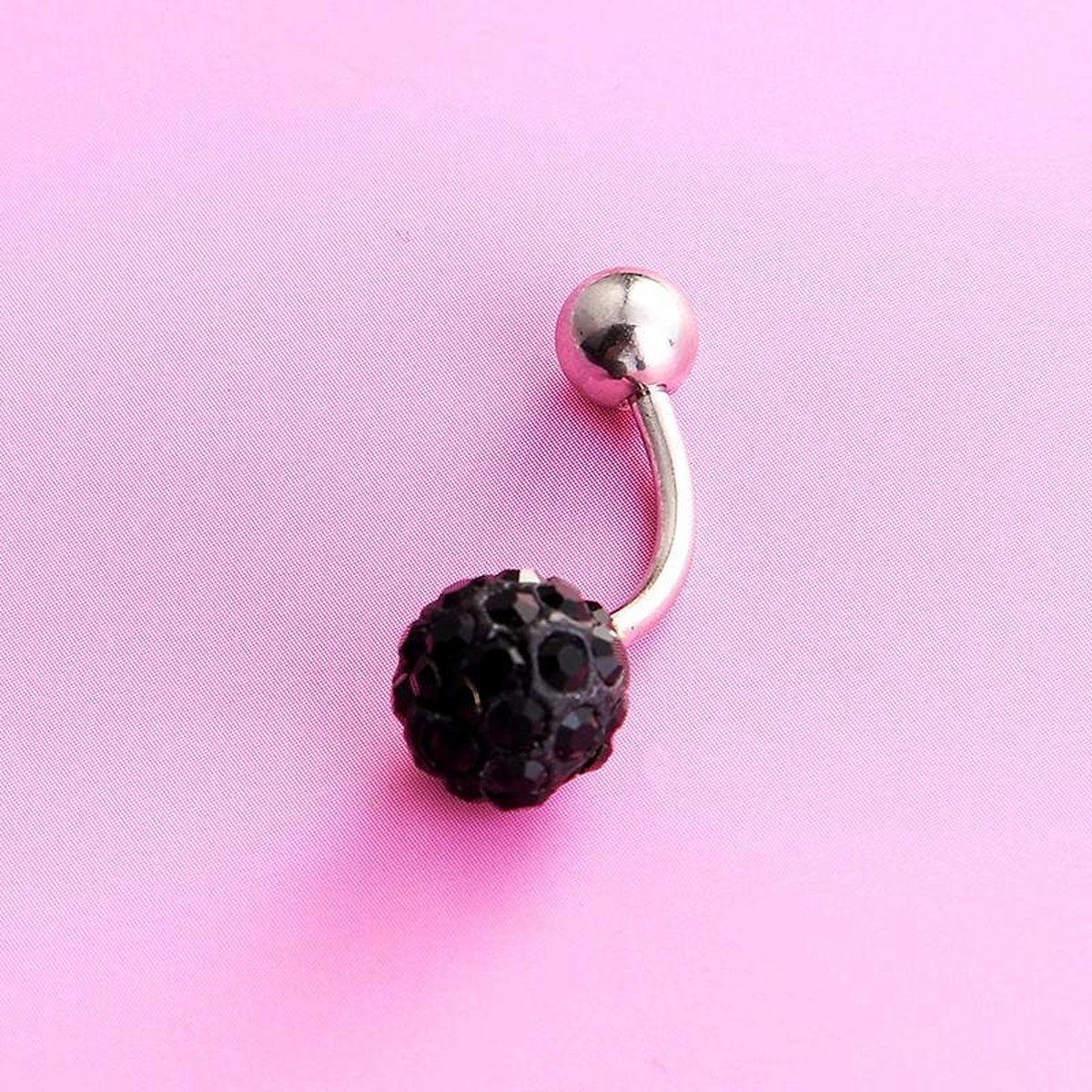 Piercings pour nombril swarovski Zwart