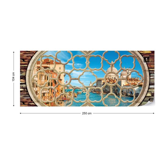 Fotobehang Venice  | PANORAMIC - 250cm x 104cm | 130g/m2 Vlies