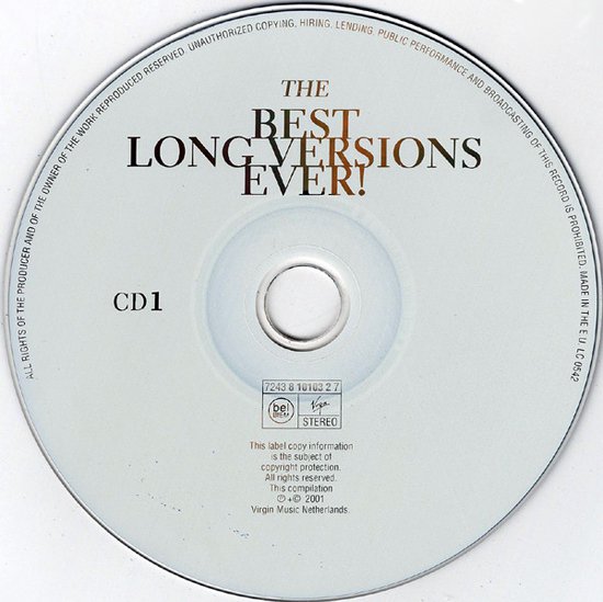 Best Long Versions Ever - Various Artists CD | bol