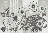 Fotobehang Flower Floral Pattern | XXL - 312cm x 219cm | 130g/m2 Vlies