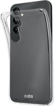 SBS Skinny Telefoonhoesje geschikt voor Samsung Galaxy A14 Hoesje Flexibel TPU Backcover - Transparant