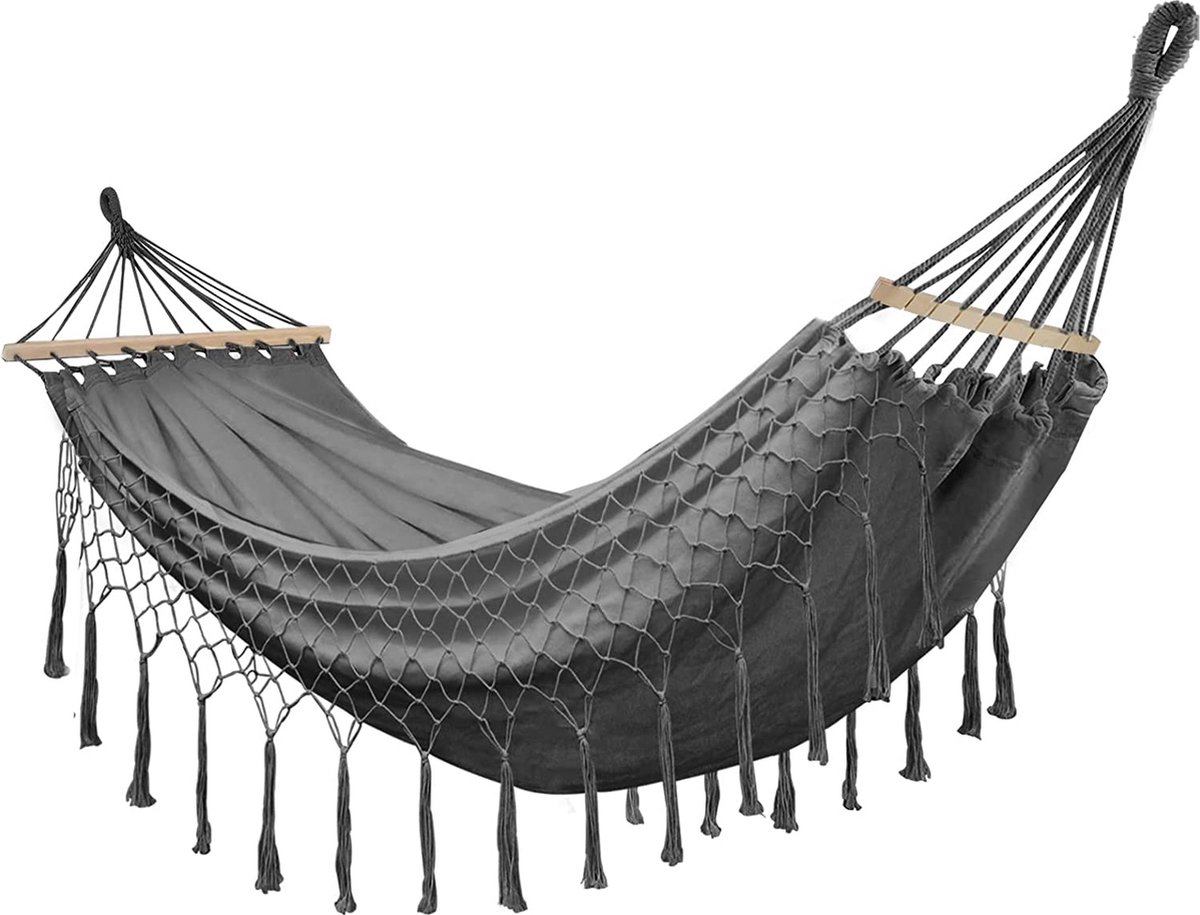 Hammock – hangmat – stevige hangmat – binnen en buiten – premium