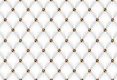 Fotobehang White Pattern Checkered | XXXL - 416cm x 254cm | 130g/m2 Vlies