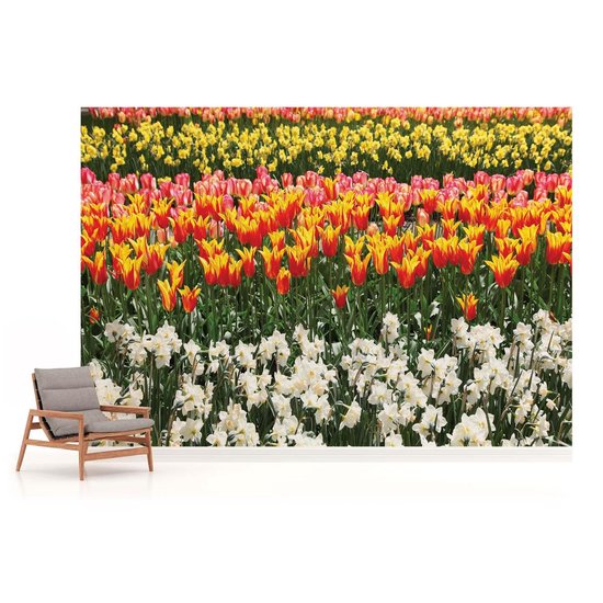 Papier peint Champ de fleurs | XXXL - 416 cm x 254 cm | Polaire 130g / m2