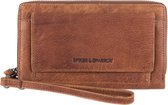 Spikes & Sparrow Holly Leren Ritsportemonnee RFID - Brandy