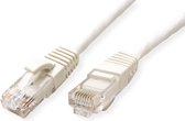 Value UTP Patch cable Cat.6, LS0H, blanc, 1m
