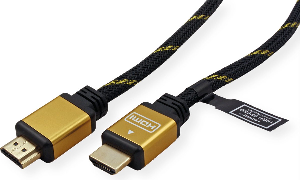 ROLINE GOLD HDMI HighSpeed Kabel met Ethernet, M-M, 7,5 m