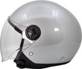 BHR 832 | minimal vespa helm | zilver | scooter, motorhelm | maat XXL