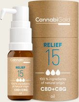 CannabiGold® Easy 15 is een natuurlijke CBD- en CBG-olie zonder toevoegingen,
