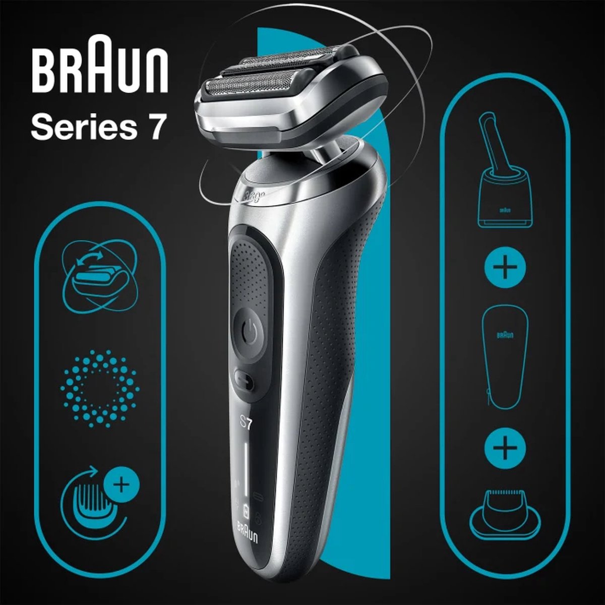 Braun Series 7 71-S7200cc - Elektrisch Scheerapparaat Mannen - afbeelding 2