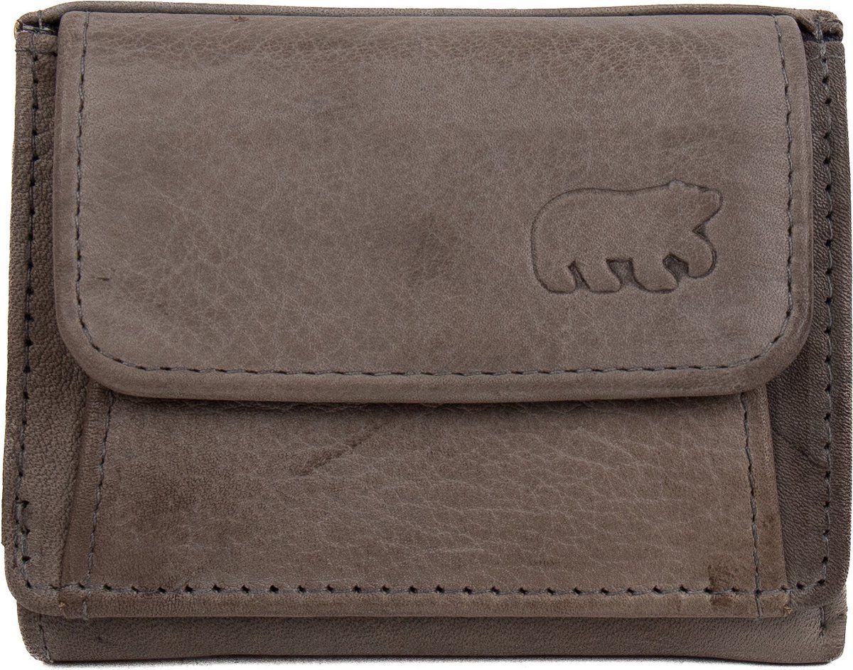 Bear Design Nana Leren Overslagportemonnee - Shark