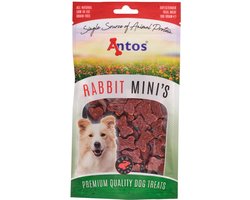 Real Meat Red Rabbit Mini’s Natural Konijnensnacks Hond Natuurlijke Hondensnack Konijn Glutenvrij