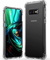 Shock case Samsung Galaxy S10e + gratis glazen Screenprotector