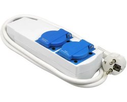 Time-it TCD 2V Combischakelaar | Combiregelaar | Wasmachine & Drogerschakelaar | Vaatwasser & Quooker schakelaar |1,5 meter 3x1.5mm²