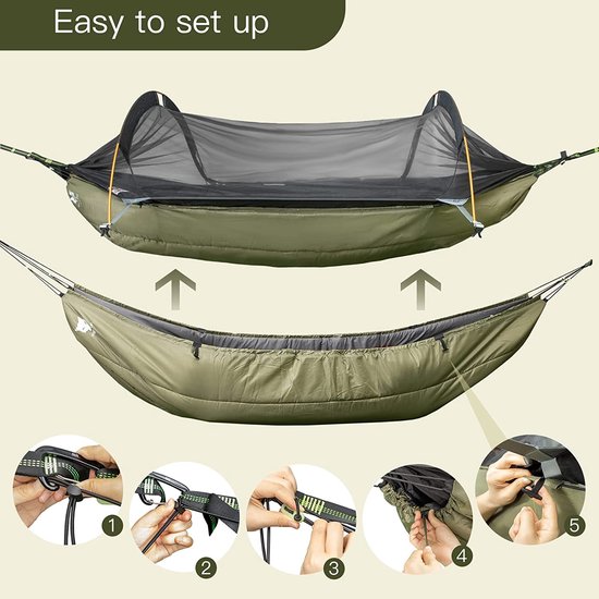 Hammock hangmat stevige hangmat binnen en buiten premium bol