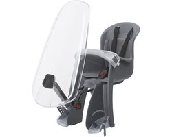 Product: Polisport Bilby - Fietsstoeltje Voor + windscherm - Zwart, van het merk 