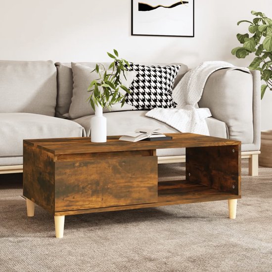IRIS Ovale salontafel L119 cm - Kasjmier - 60x119x39,8 cm | Leen Bakker