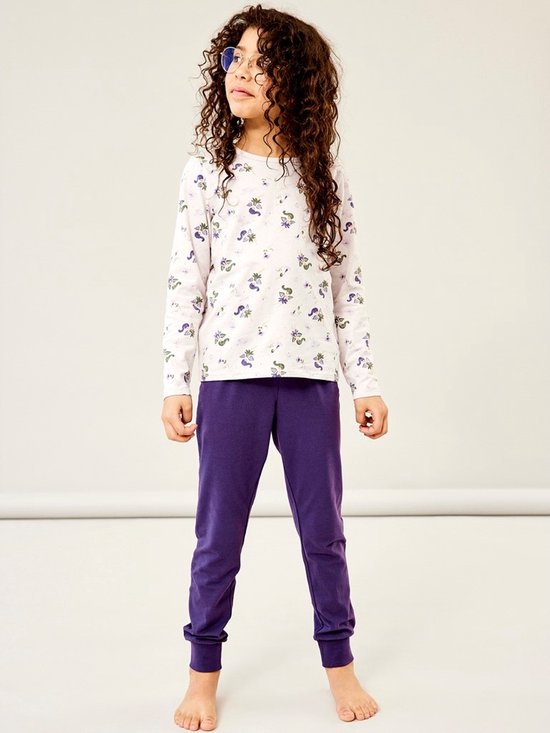 Pyjama pour filles Name it - Conte de fées lilas - 128 - Violet