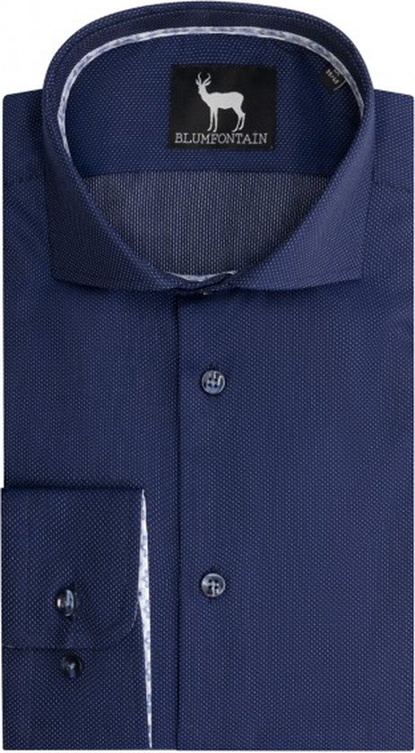 Gents - Blumfontain polkadot navy - Maat M