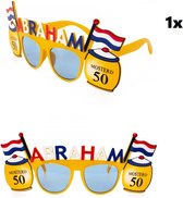 Bril Abraham 50jaar - Feest festival thema feest verjaardag 50 jaar mosterd party