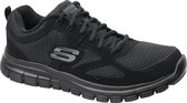 Skechers Burns 52635-BBK, Mannen, Zwart, Sneakers maat: 39 EU