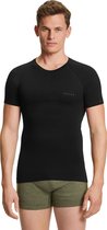 FALKE - Homme - T-shirt - Wool- Tech Light - Zwart - Taille XXL