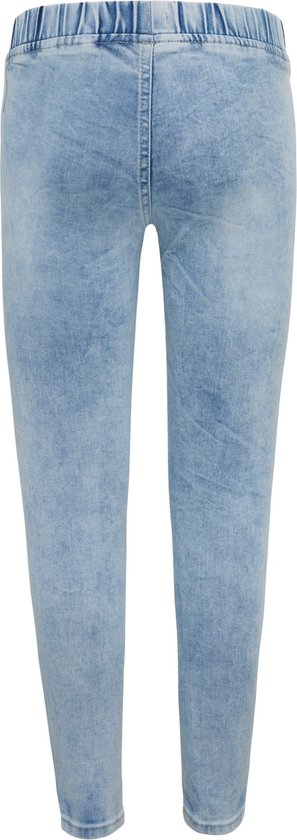NIKKIE Mid Waist/ Skinny Leg Jeans Jegging Meisjes - Lichtblauw - Maat 134