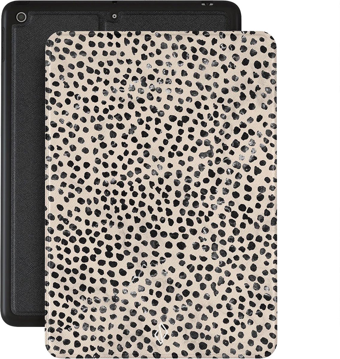 Burga Folio - Tablethoes geschikt voor Apple iPad 10.2 (2019/2020/2021) Hoes Bookcase - Almond Latte