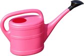 Roze gieter met broeskop 5 liter - Tuin/tuinier benodigdheden - Planten water geven - Gieters roze