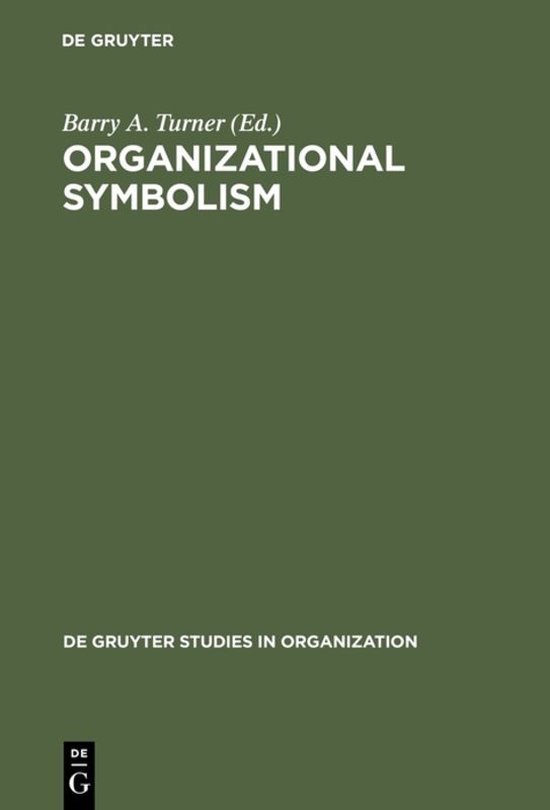 De Gruyter Studies in Organization19- Organizational Symboli ... - cover