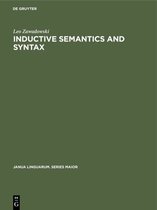 Janua Linguarum. Series Maior58- Inductive Semantics and Syntax