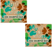 Faith in Nature - Coconut Honden Shampoo Bar - 85g - 2 Pak