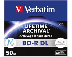 Verbatim MDISC BD-R DL 50 GB 5 stuk(s)