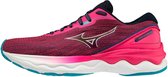 MIZUNO Wave Skyrise 3 Hardloopschoenen - Pink Peacock / White / Algiers Blue - Dames - EU 39