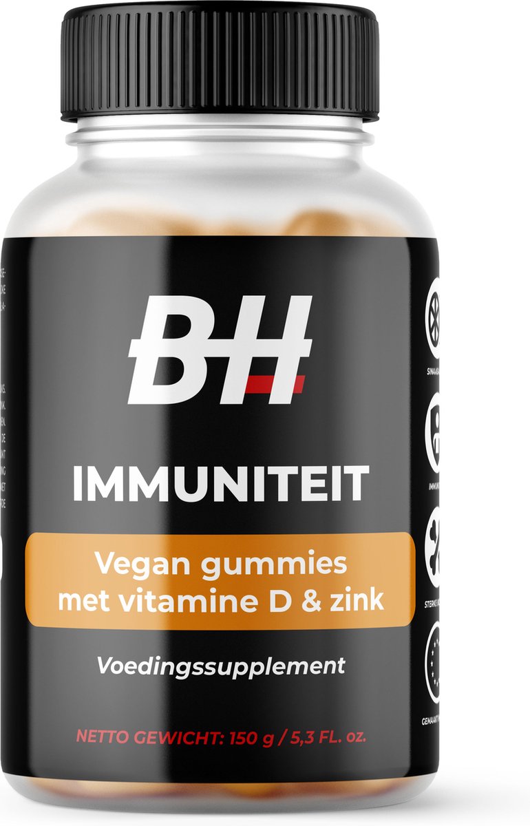 Body Hackers - Vegan Gummies - Voedingssupplement - Vitamine D - Immuniteit - 60 stuks