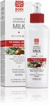 Zijdezachte Reiniging gezicht melk - voedende cleanser - rooibos - rozenolie uit Bulgarije - rijpe huid 230ml