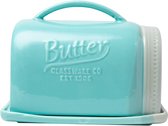 Botervloot met deksel - boterstolp - boterschotel - boterschaal met deksel - botervloot met deksel - boterdoos doos