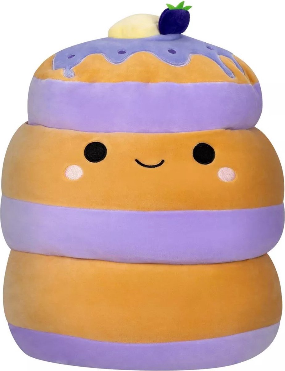 Squishmallow Knuffel 19CM Paden the Blueberry Pancakes