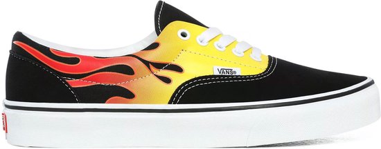 Vans UA Era Heren Sneakers (Maat 44) Flames - Zwart