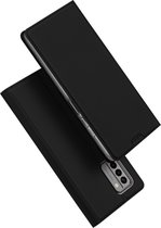 Luxe zwart agenda book case hoesje Nokia G22