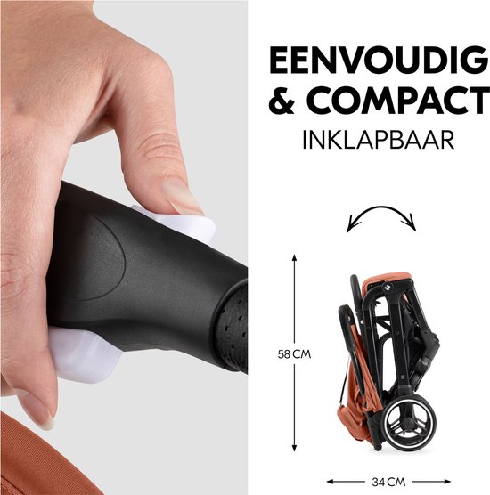 hauck reisbuggy Travel N Care, kinderen, tot 25 kg belastbaar, licht, compact, handzaam, comfortabele zit-/ligstand, soepel lopende wielen, vering, 50 uv-bescherming, met één hand inklapbaar