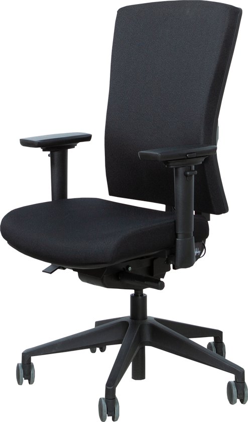 Chaise de bureau ergonomique Schaffenburg série 400-NPR Comfort avec base noire et norme NPR-1813!