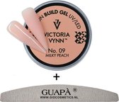GUAPÀ® Builder Gel 15ml | Gelnagels | BIAB | gel om je nagels mee te verlengen of te verstevigen - Victoria Vynn Milky Peach No.09