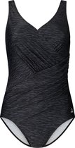 ten Cate Basics maillot de bain forme zèbre noir pour Femme | Taille 48