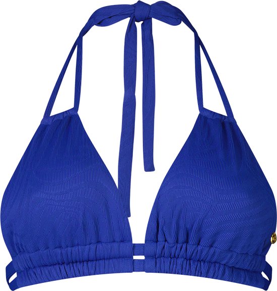 ten Cate Basics haut de bikini triangle coulissant bleu vagues pour Femme | Taille 36