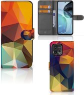 Leuk Hoesje Motorola Moto G72 Smartphone Cover Polygon Color