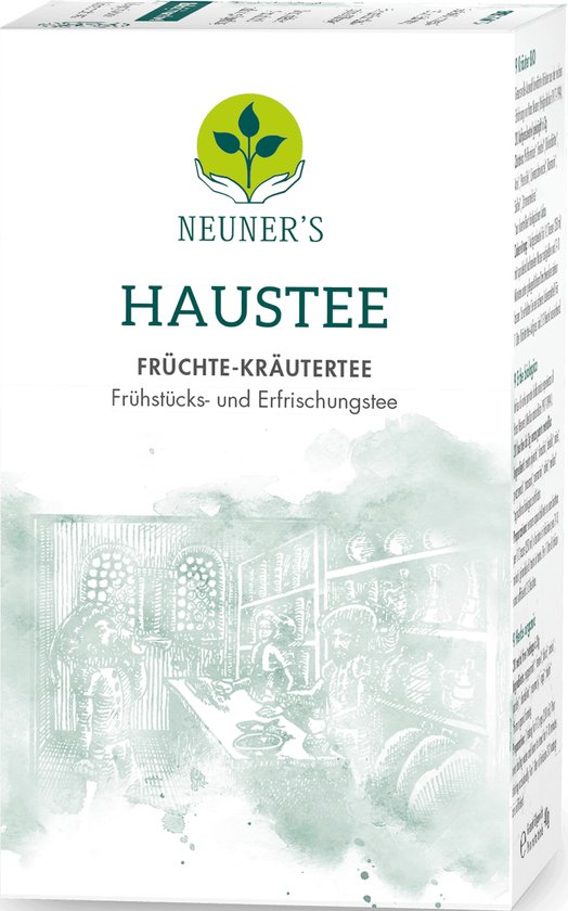 Neuner's Huisthee, Natuurlijk Fris - 1 doosje x 20 zakjes, biologische kruiden thee.
